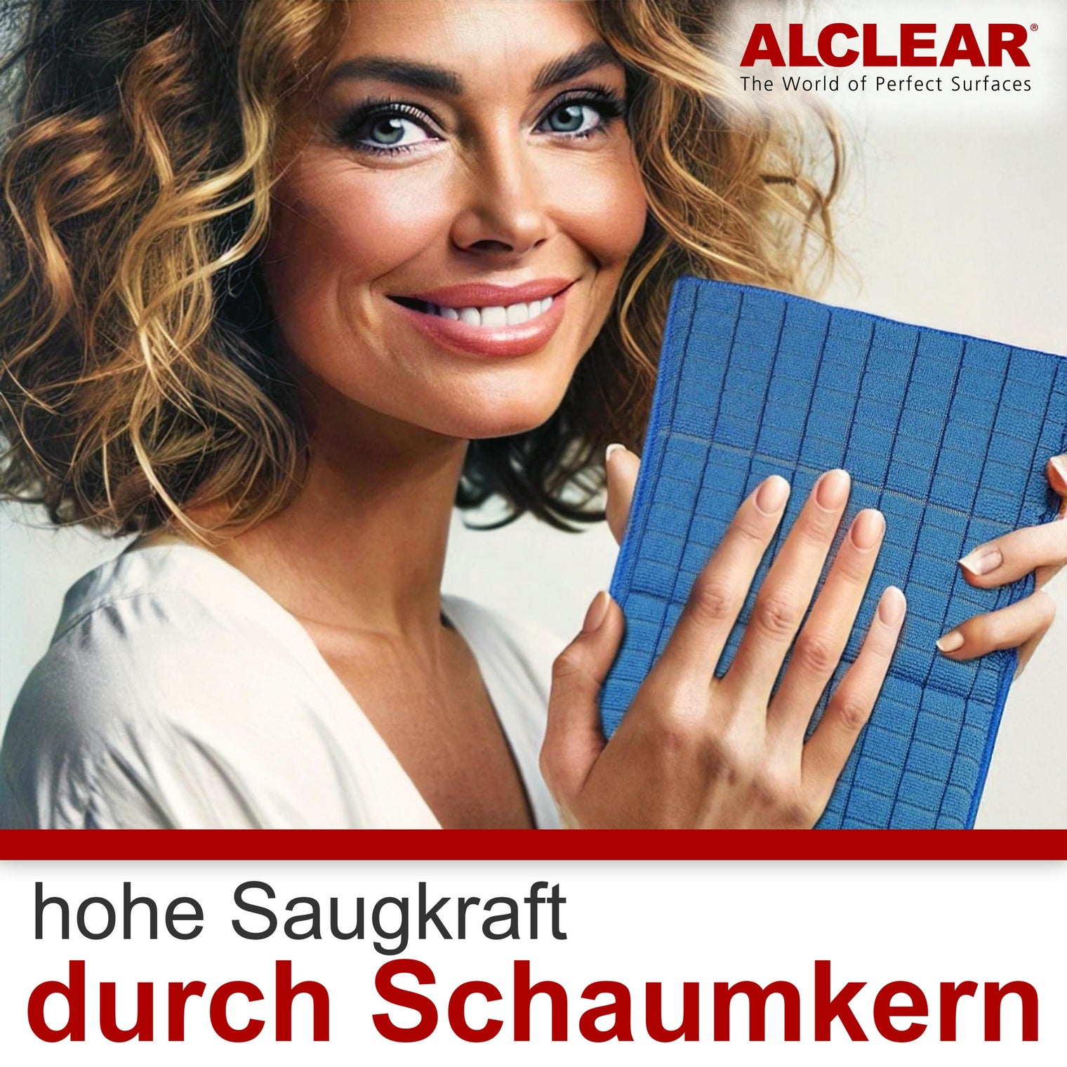 Ultra-Microfaser Spültuch antibakteriell mit Silber – 17x23 cm