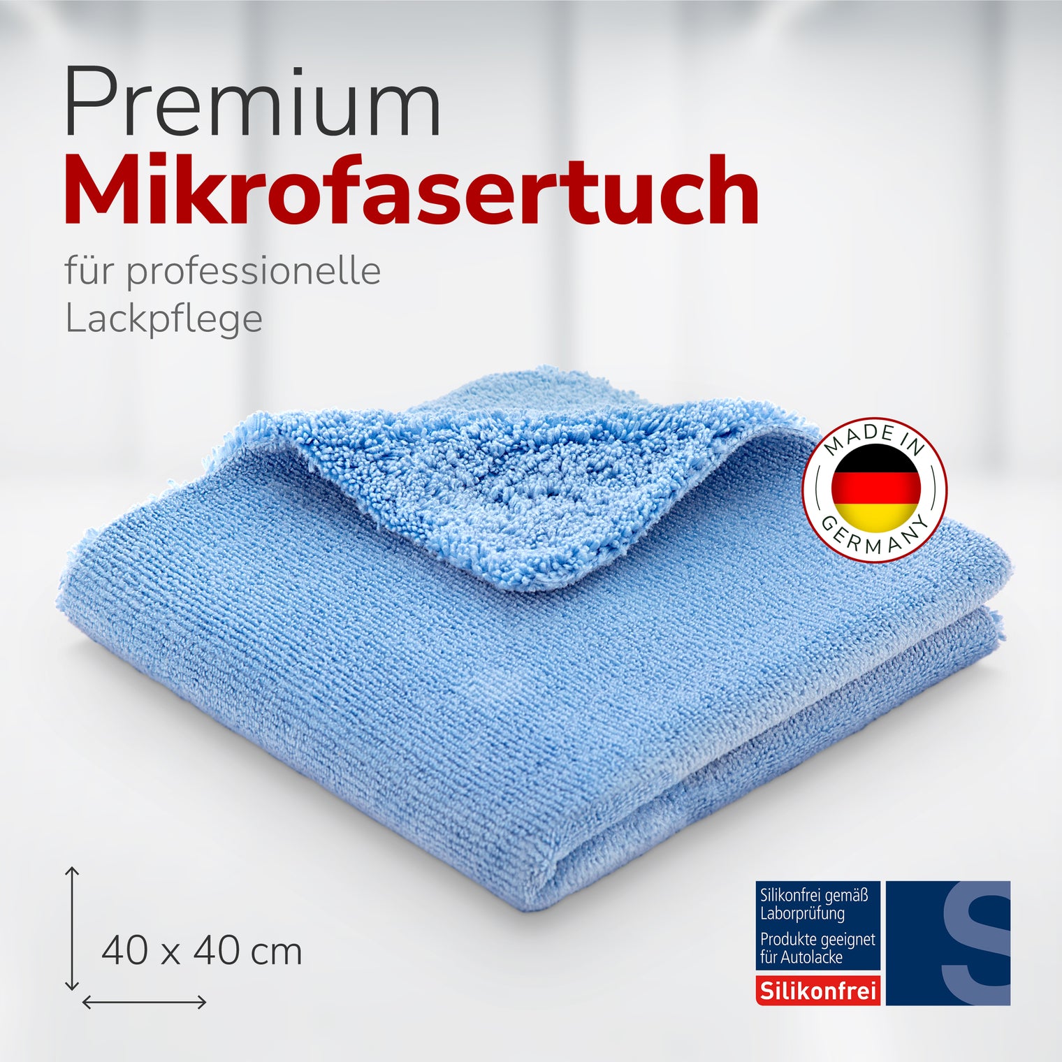 Mikrofasertuch doppelseitig – 40×40 cm