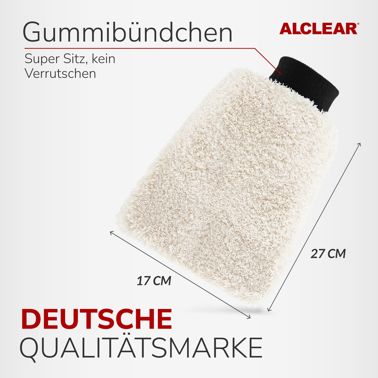 Mikrofaser Autowaschhandschuh - 27x17 cm