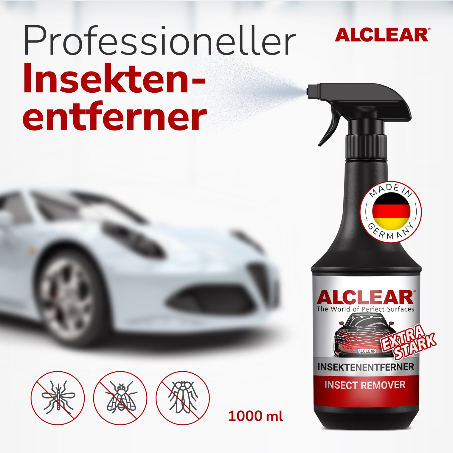 Insektenentferner extra für Auto & Motorrad – 1000 ml