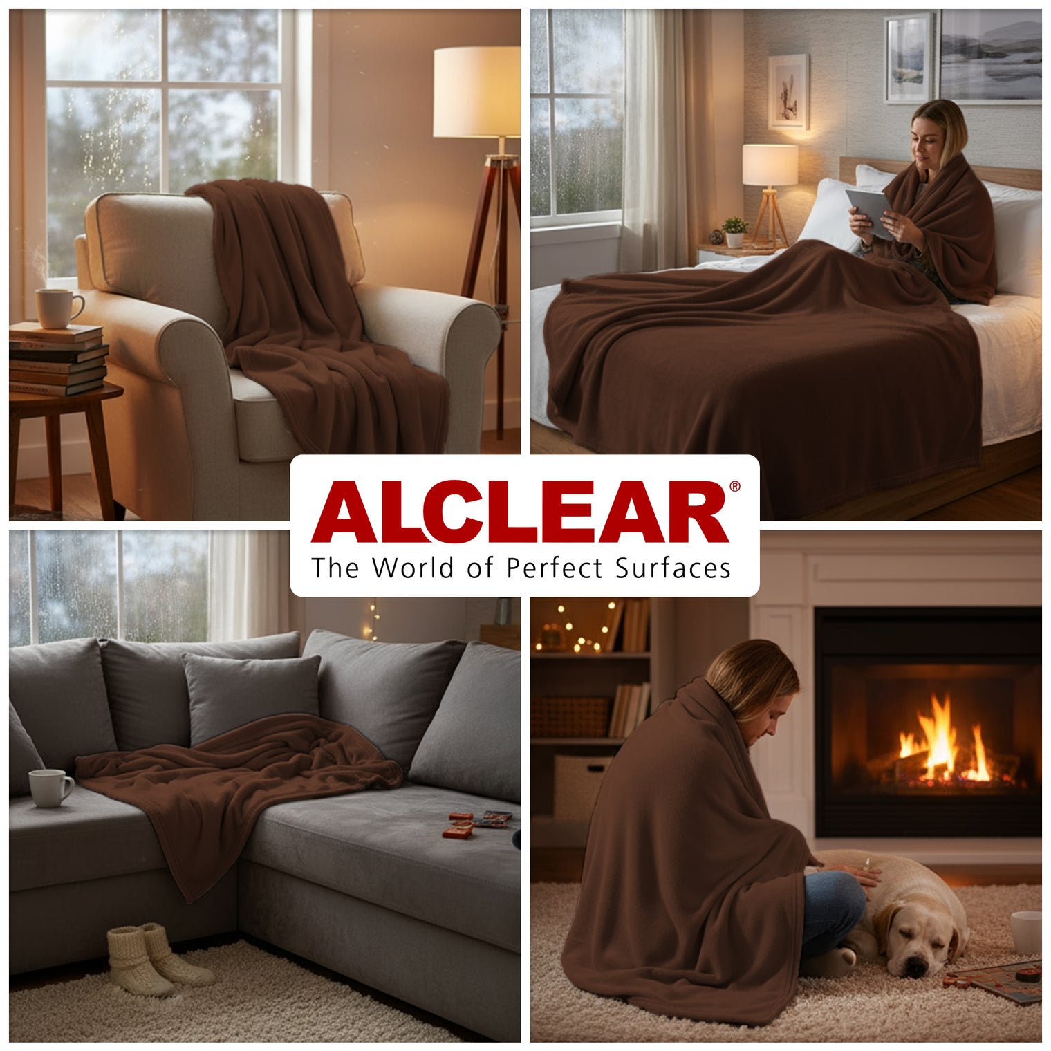 Fleecedecken 3er Set – 130x160 cm
