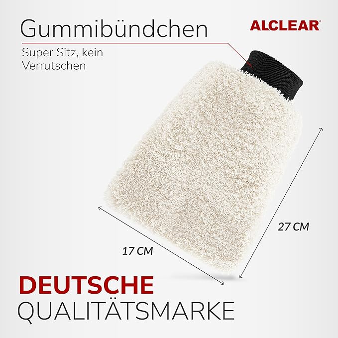 Premium Mikrofaser Waschhandschuh 27×17 cm