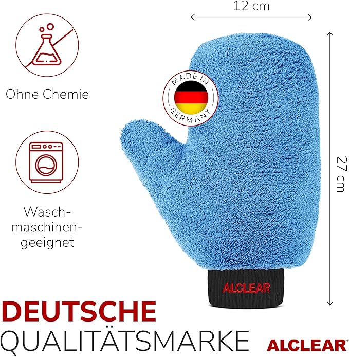 Premium Mikrofaser Waschhandschuh 27×17 cm