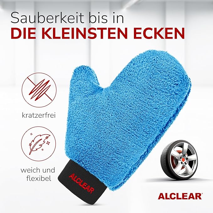 Premium Mikrofaser Waschhandschuh 27×17 cm