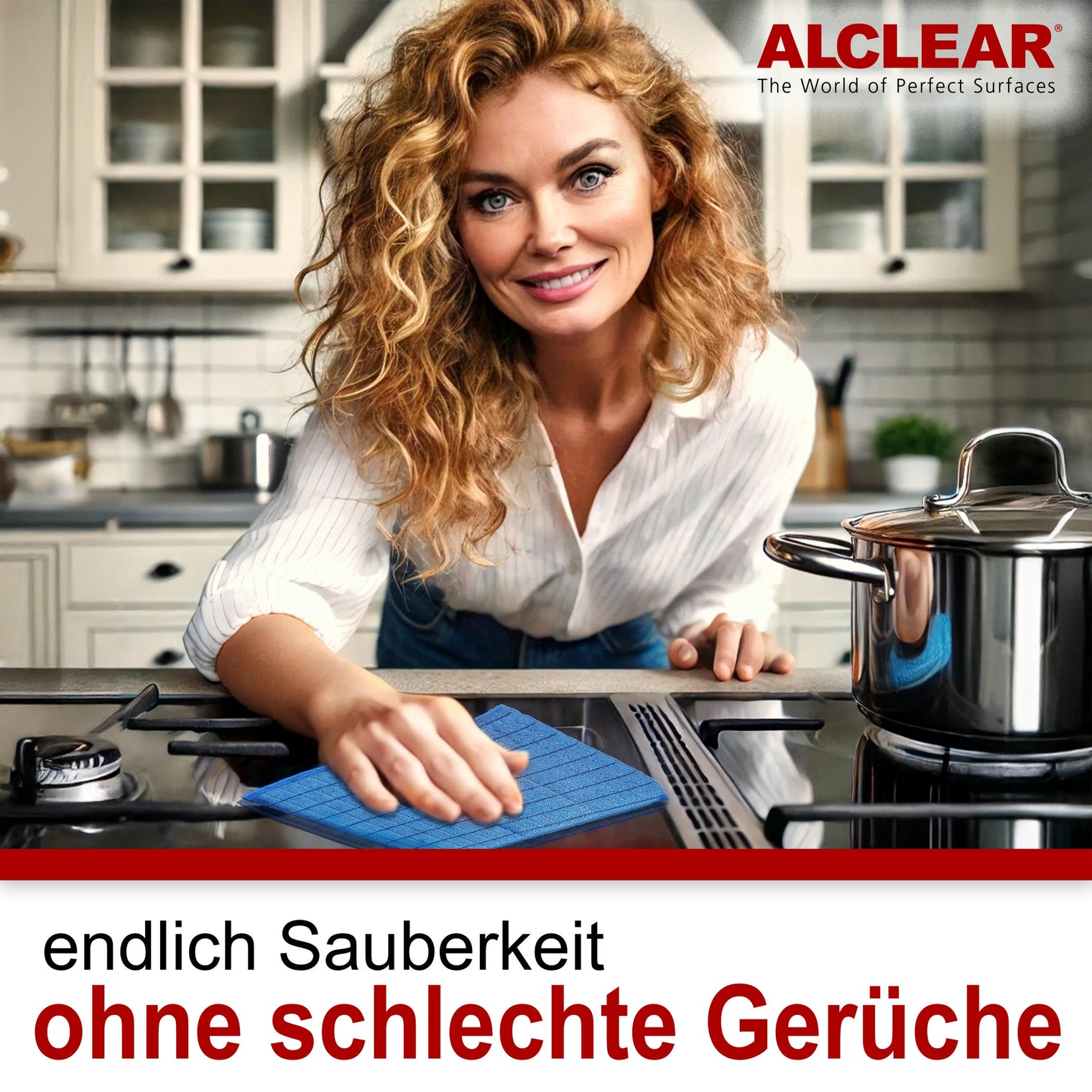 Ultra-Microfaser Spültuch antibakteriell mit Silber – 17x23 cm