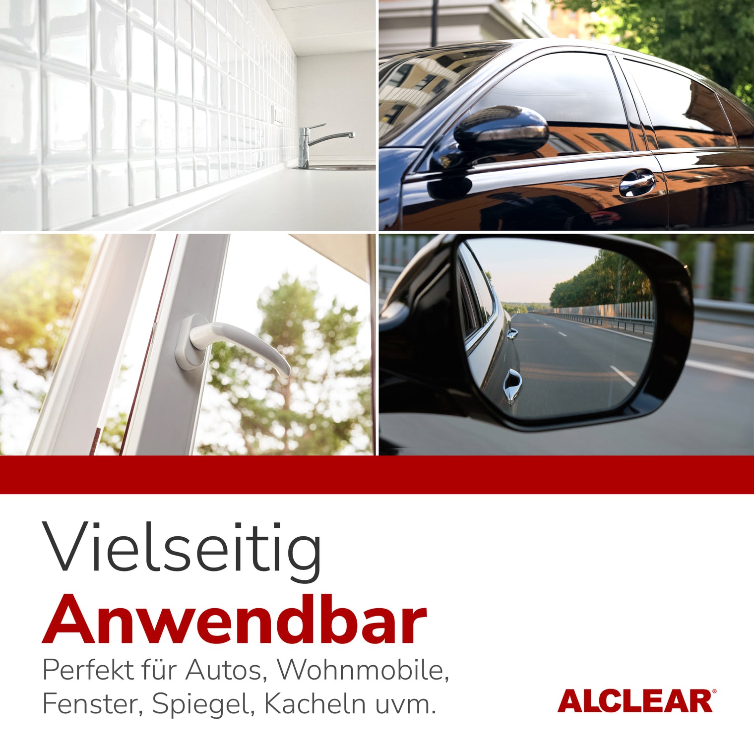 Glasreiniger 1000 ml, mit Abperleffekt