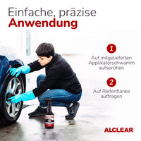 Reifenglanz 1000 ml, mit Auftragsschwamm