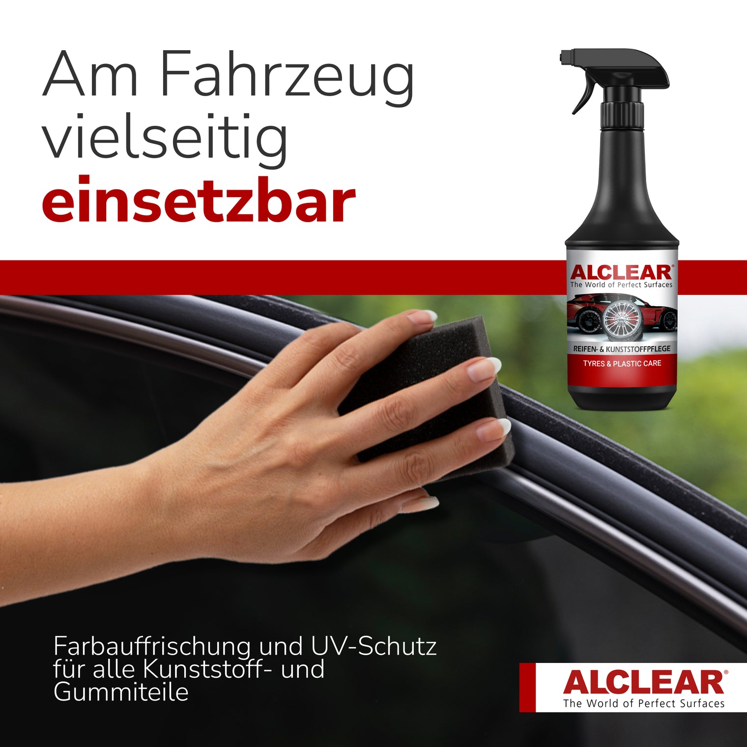 Reifenglanz 1000 ml, mit Auftragsschwamm