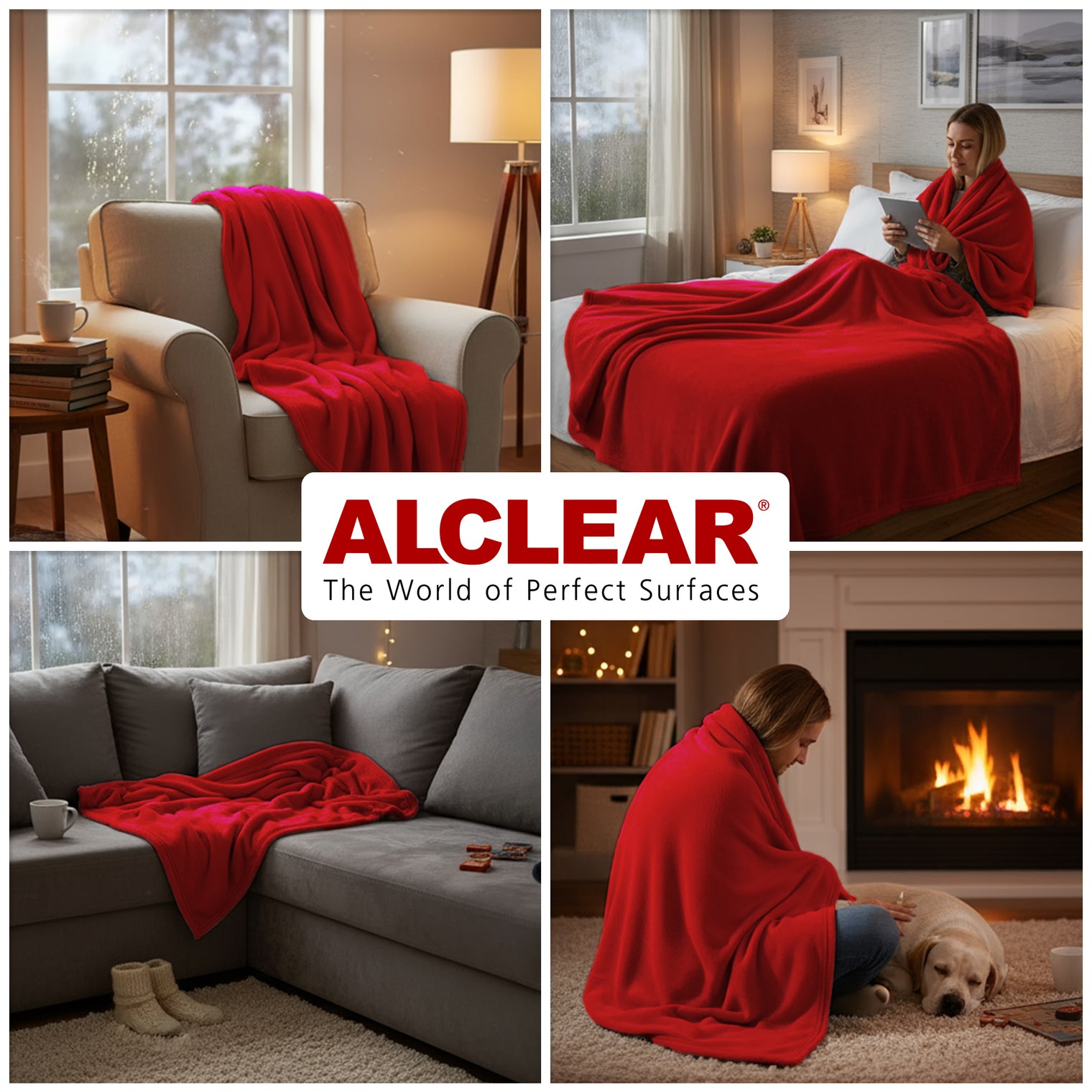 Fleecedecken 3er Set – 130x160 cm