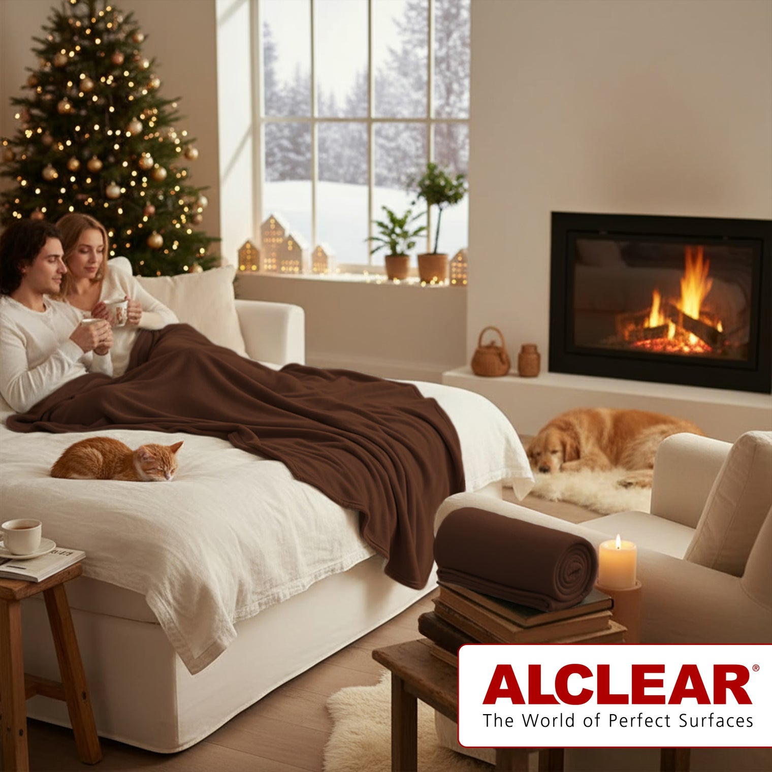 Fleecedecken 3er Set – 130x160 cm