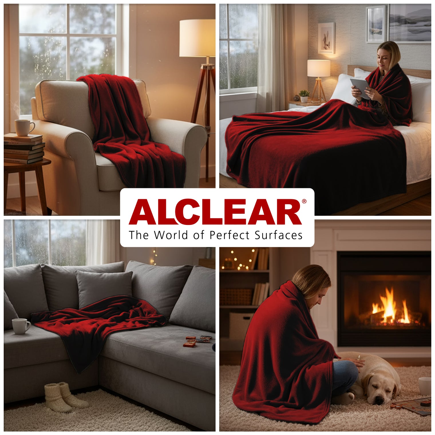 Fleecedecken 3er Set – 130x160 cm