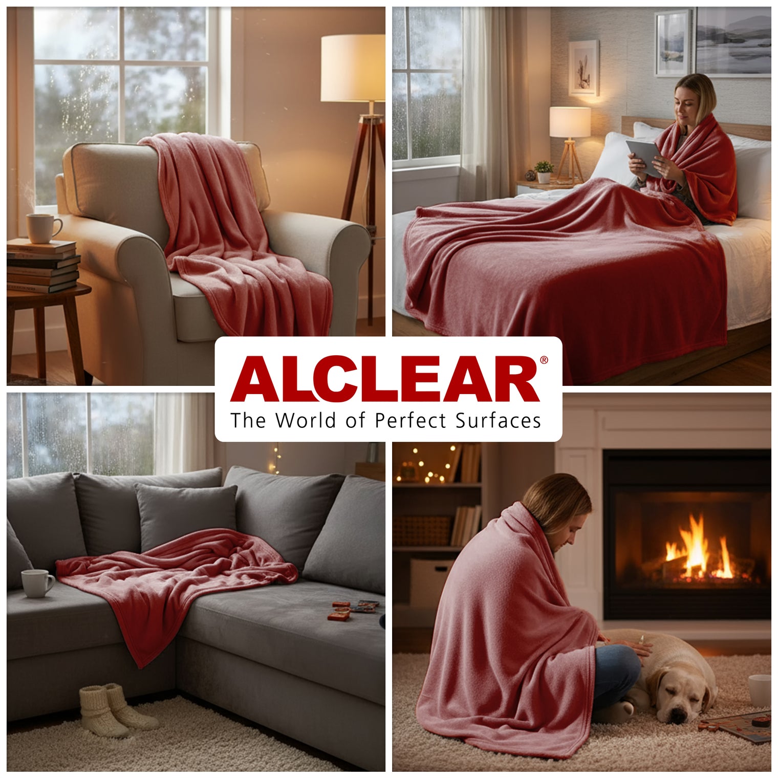 Fleecedecken 3er Set – 130x160 cm