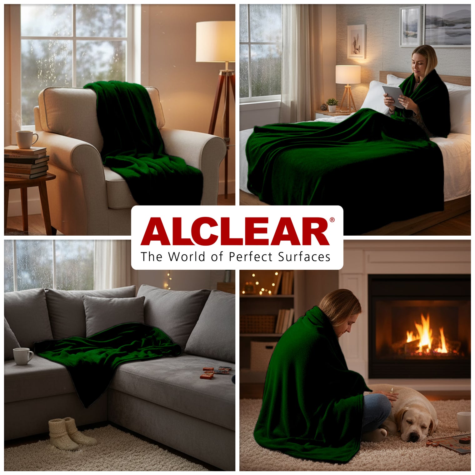 Fleecedecken 3er Set – 130x160 cm