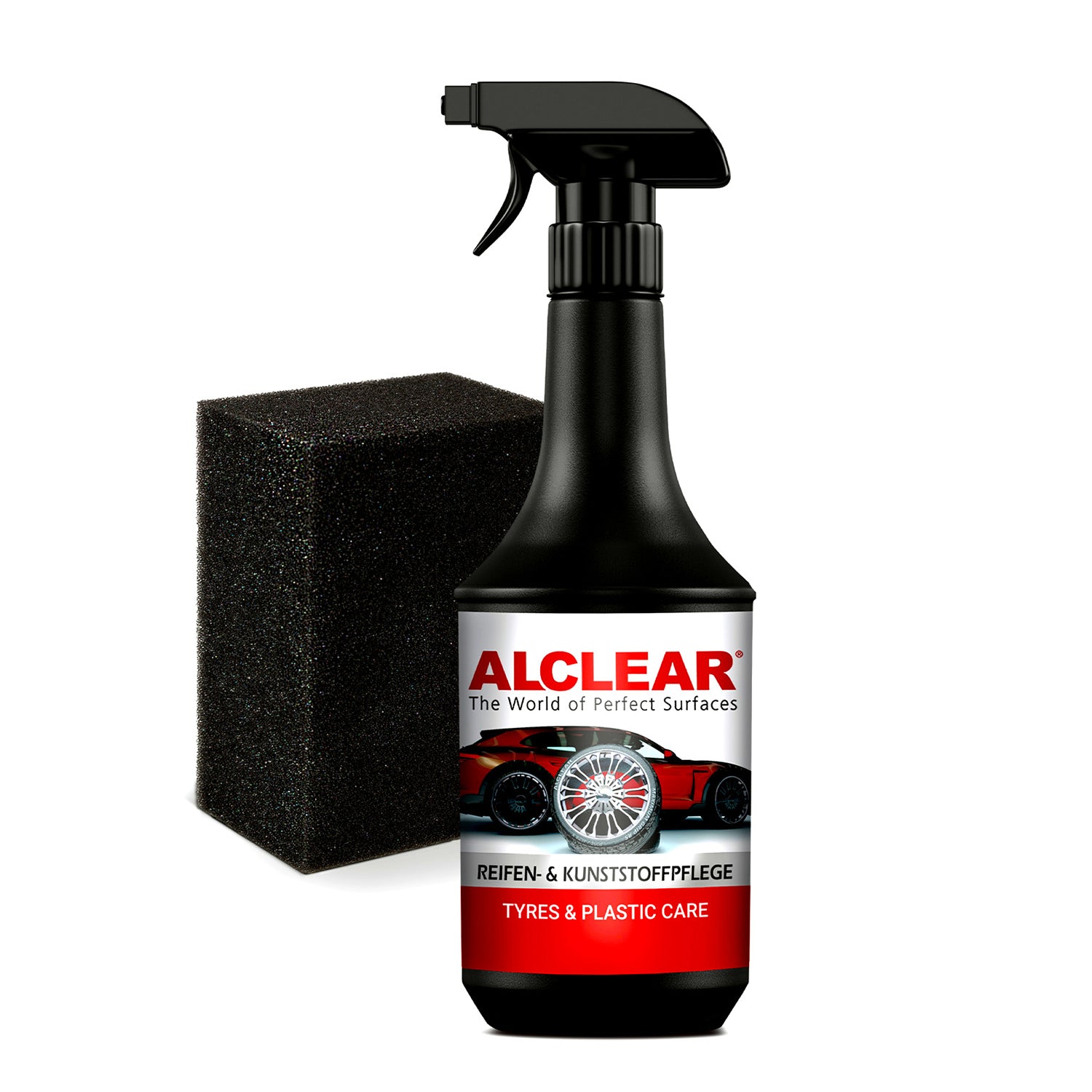 Reifenglanz 1000 ml, mit Auftragsschwamm